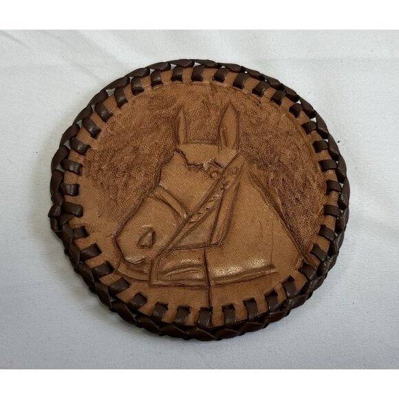 Vintage Leather Assortment Wallet X2 and Horse Art 🤠 - Picture 11 of 14